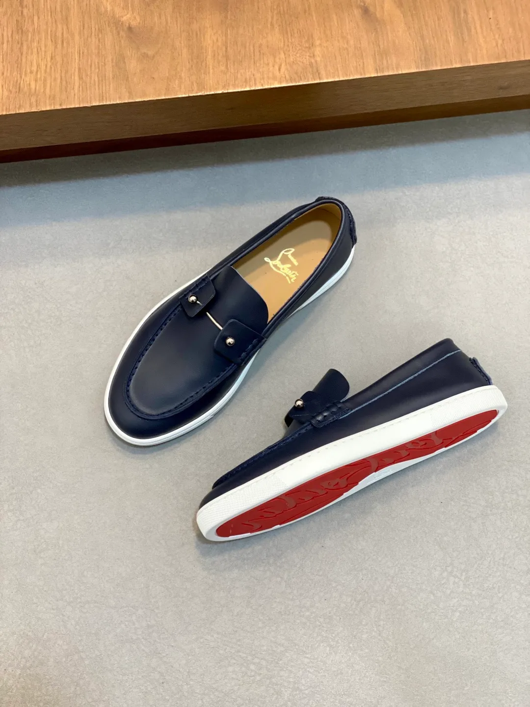 Men's shoes 💰740 christian louboutin (CL red sole shoes) exclusive hot model released 🎈🎈💪Movable latex feet👻Finished outsole line [Deyi] Global supply😝 [Top version]: original imported cowhide upper, top original leather lining, original molded TPU outsole, original 1:1 detail processing, original shoe last, large quantity available from stock, code number: 39-44 (38, 45 customized)